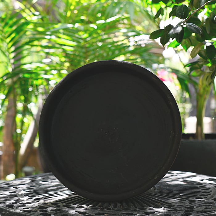 Plato de greda 35cm Pintado