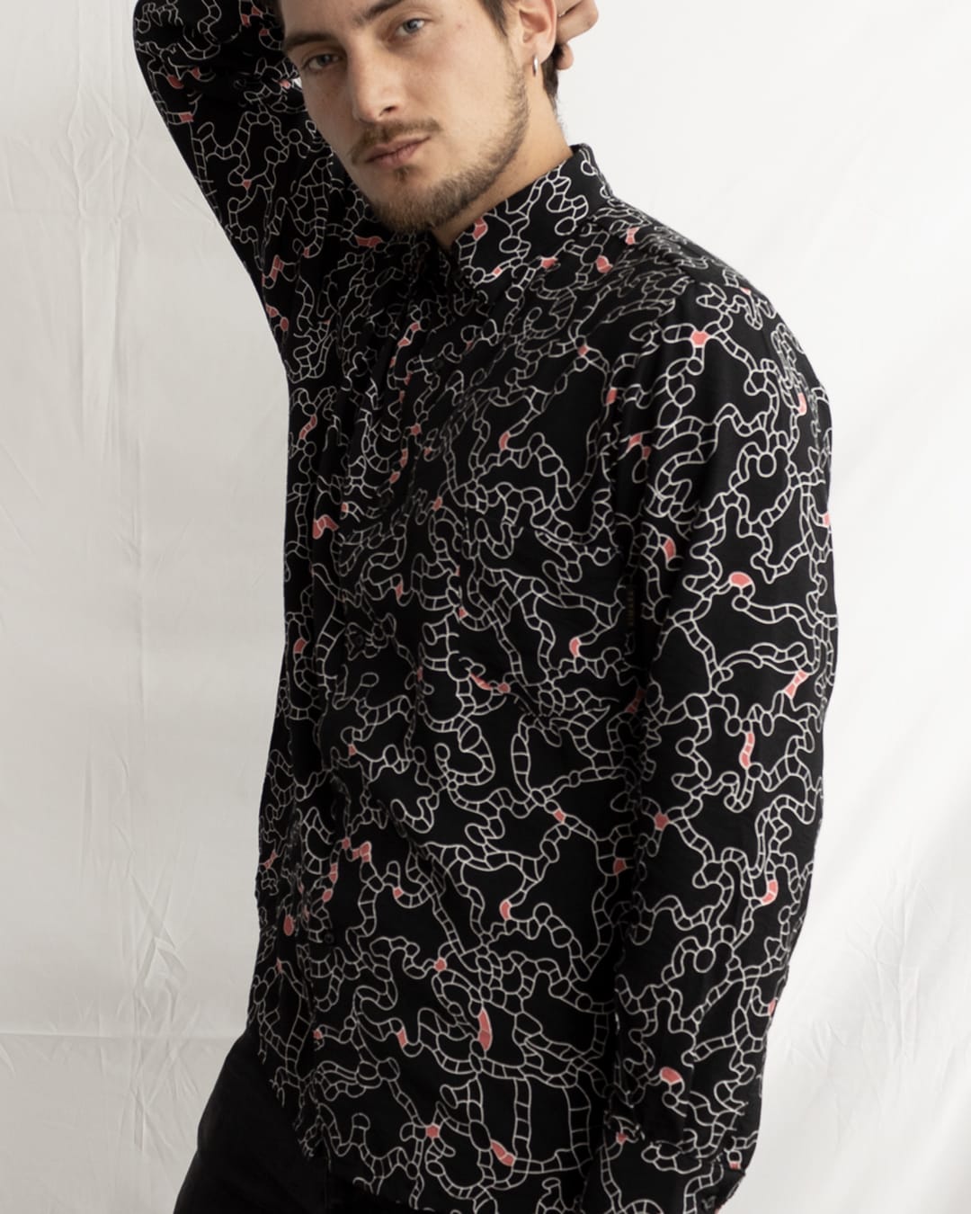 Camisa Viscosa Cosmic Flow1