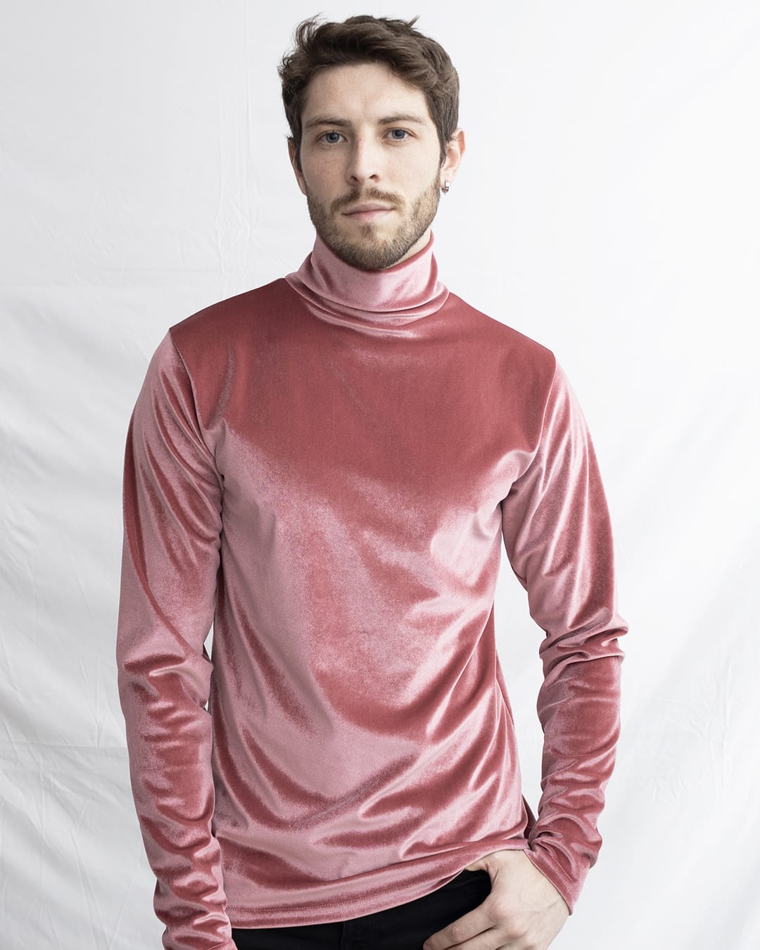 Beatle Terciopelo Rosa Palo1