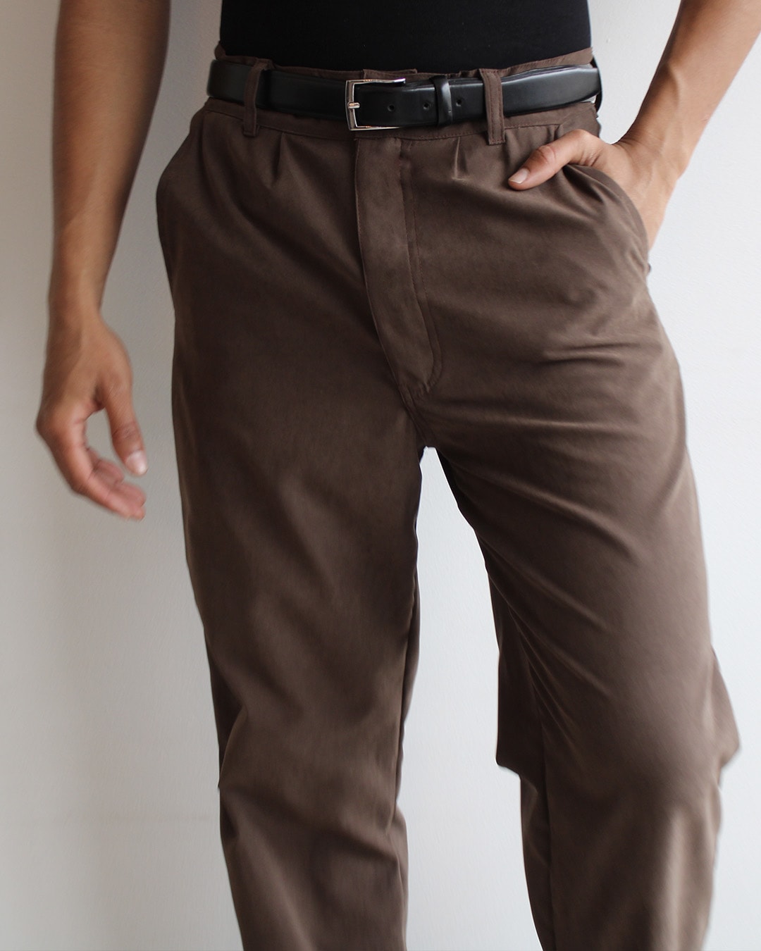 Pantalón Café Moro liso3