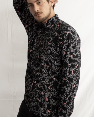 Camisa Viscosa Cosmic Flow