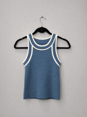 Crop Hilo Manuela Blue