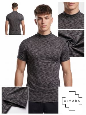 Beatle Lycra Manga Corta Gris