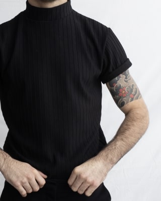 Beatle Manga Corta Black Lines