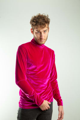 Beatle Terciopelo Magenta