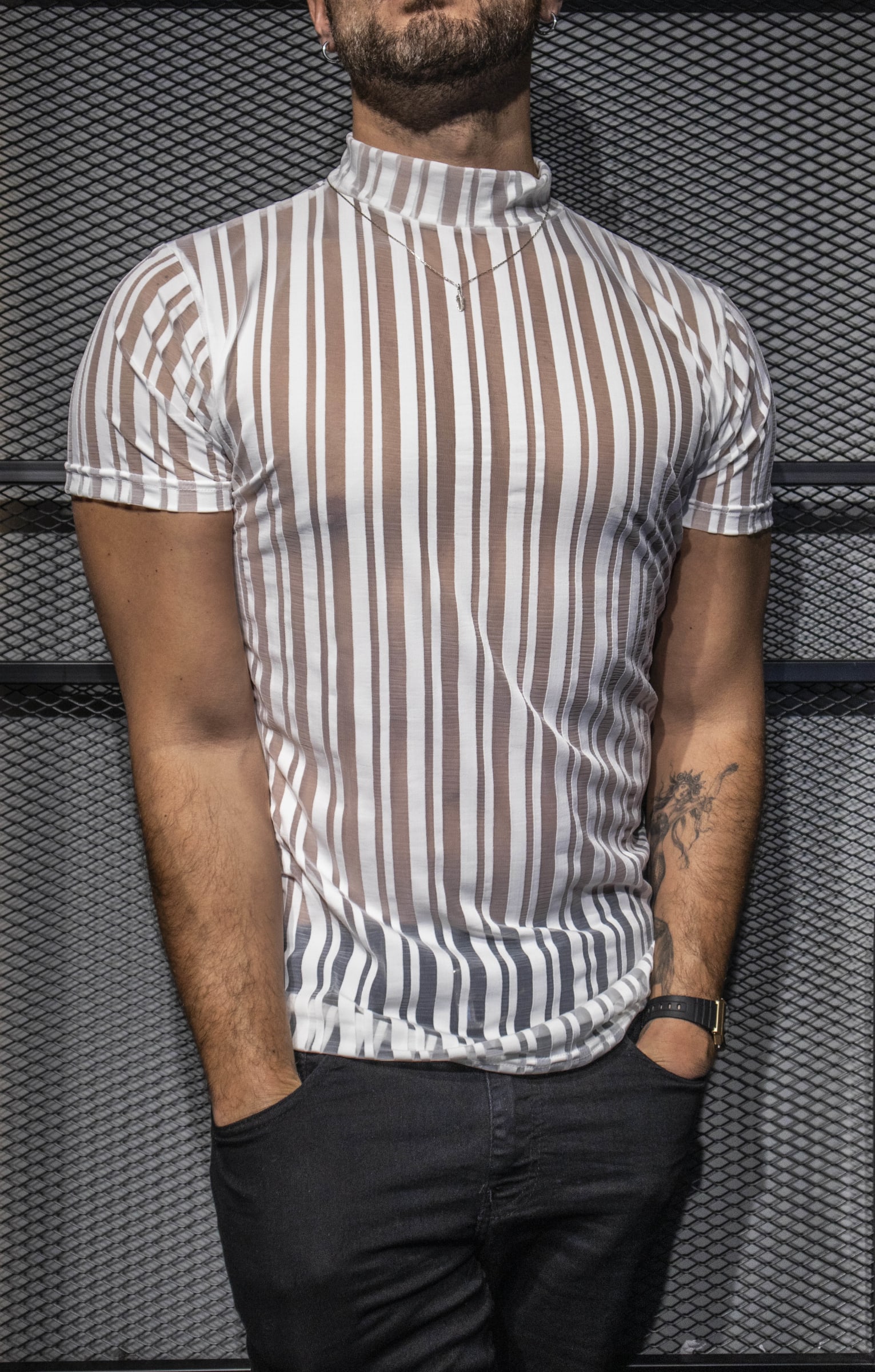 Beatle Manga Corta Lineas Transparencia2