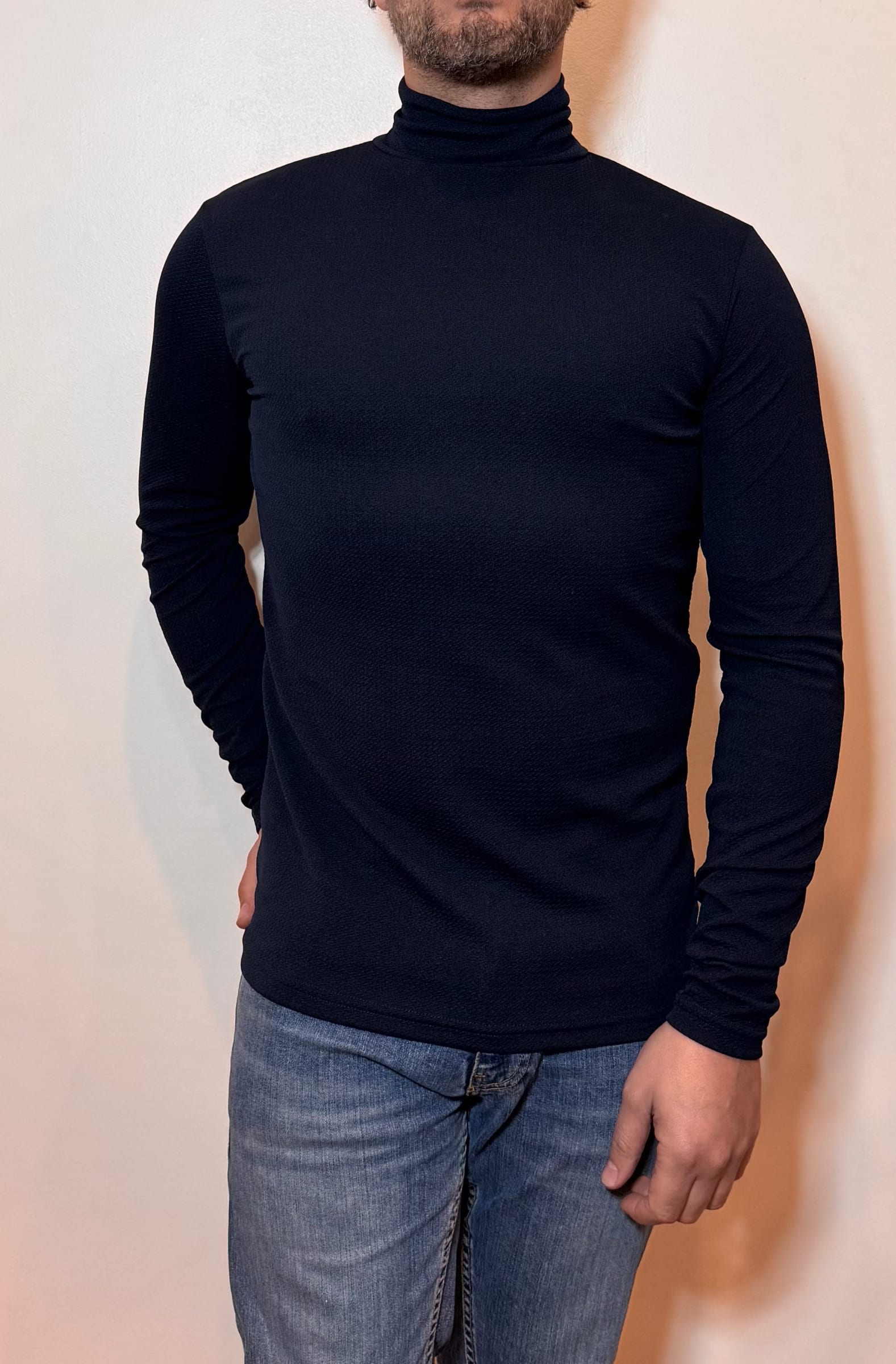 Beatle Lycra Marmol Azul Navy2