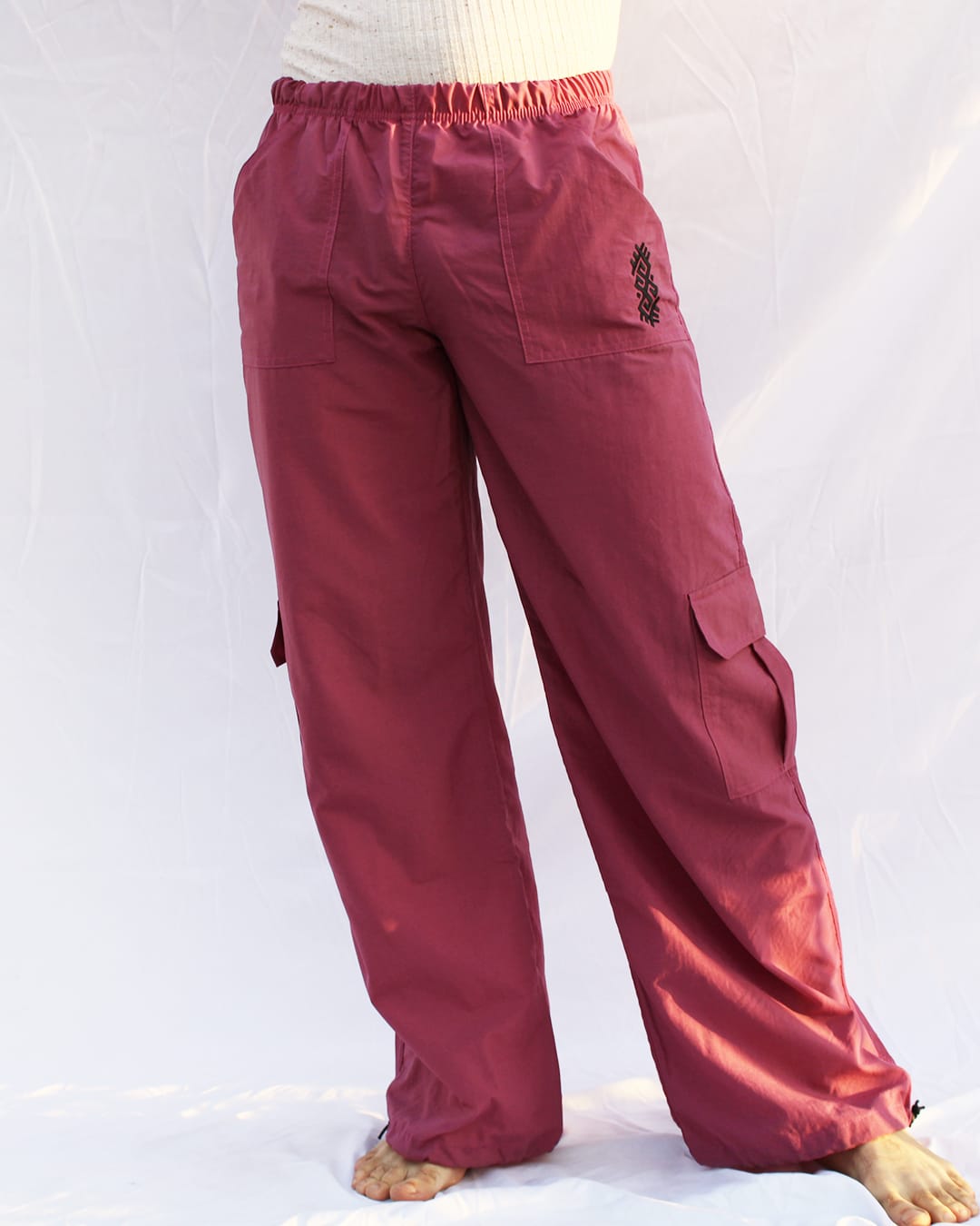 Pantalón Cargo Magenta2