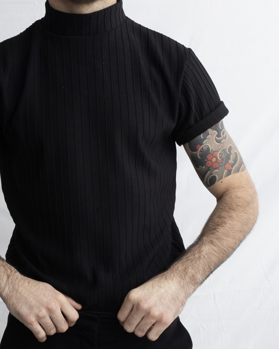 Beatle Manga Corta Black Lines3