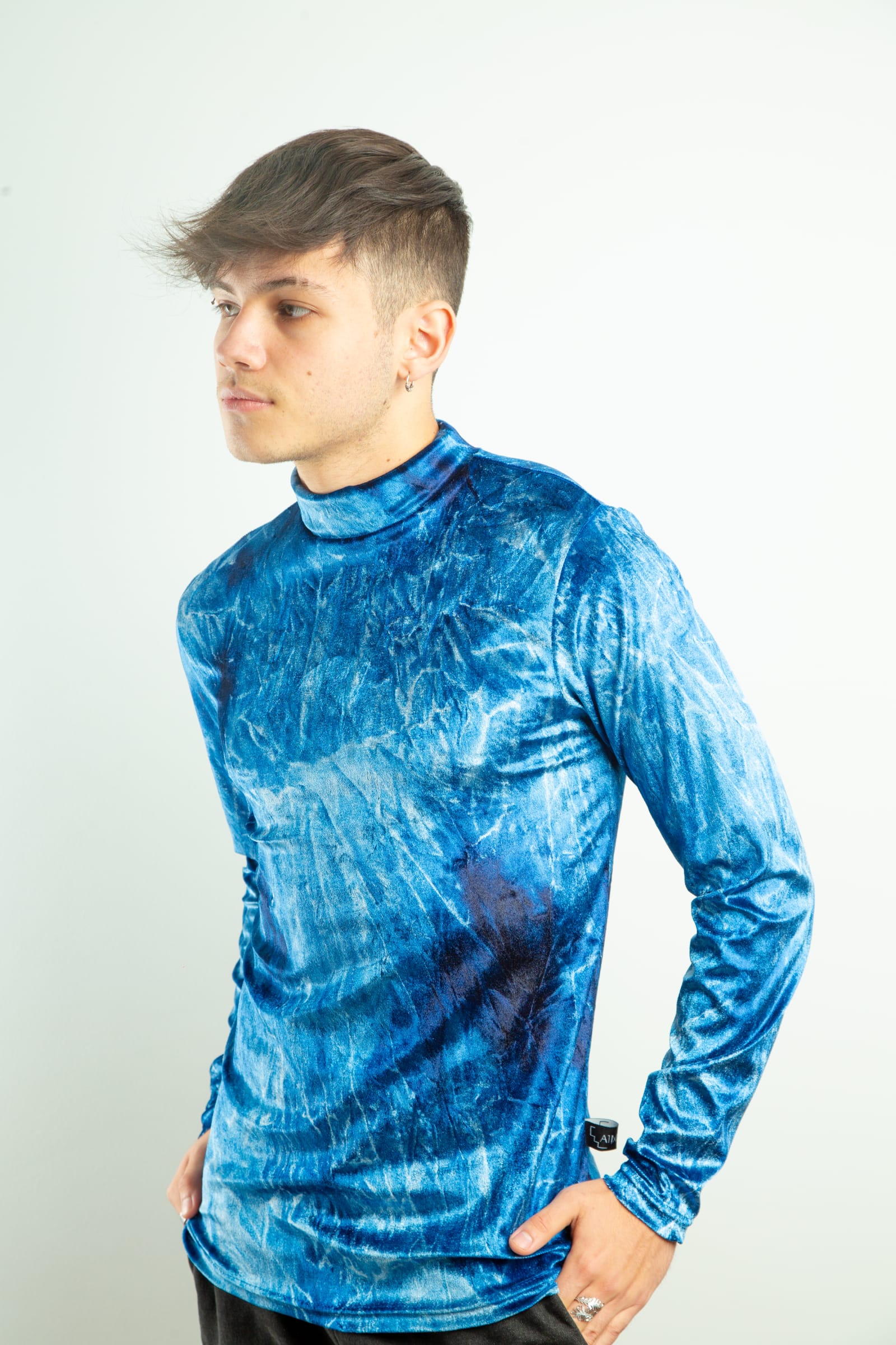 Beatle Terciopelo Blue Ocean1