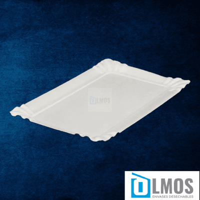 Paquete bandeja rectangular N°8 100un