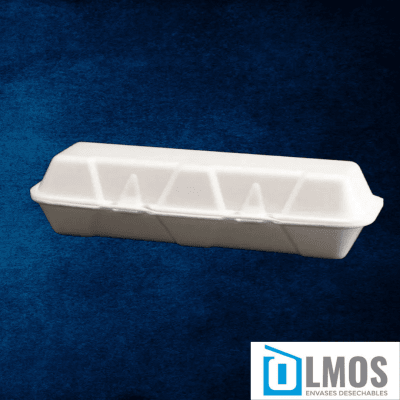 paquete porta hot dog grande 200un