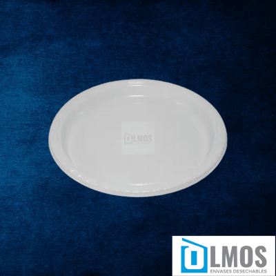 Plato blanco 20un