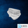 paquete envase triangular alto 7cm 200un 0