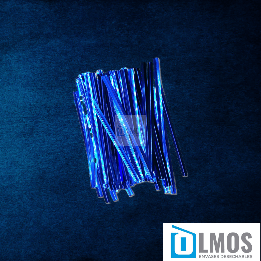 Amarra color aluminio 100un2