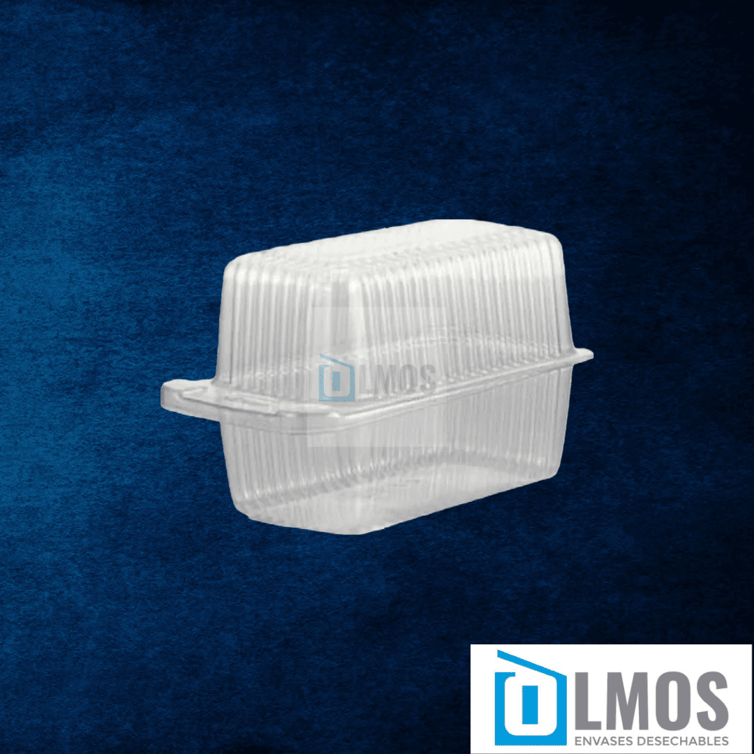 Paquete envase pastel rectangular 100un 1