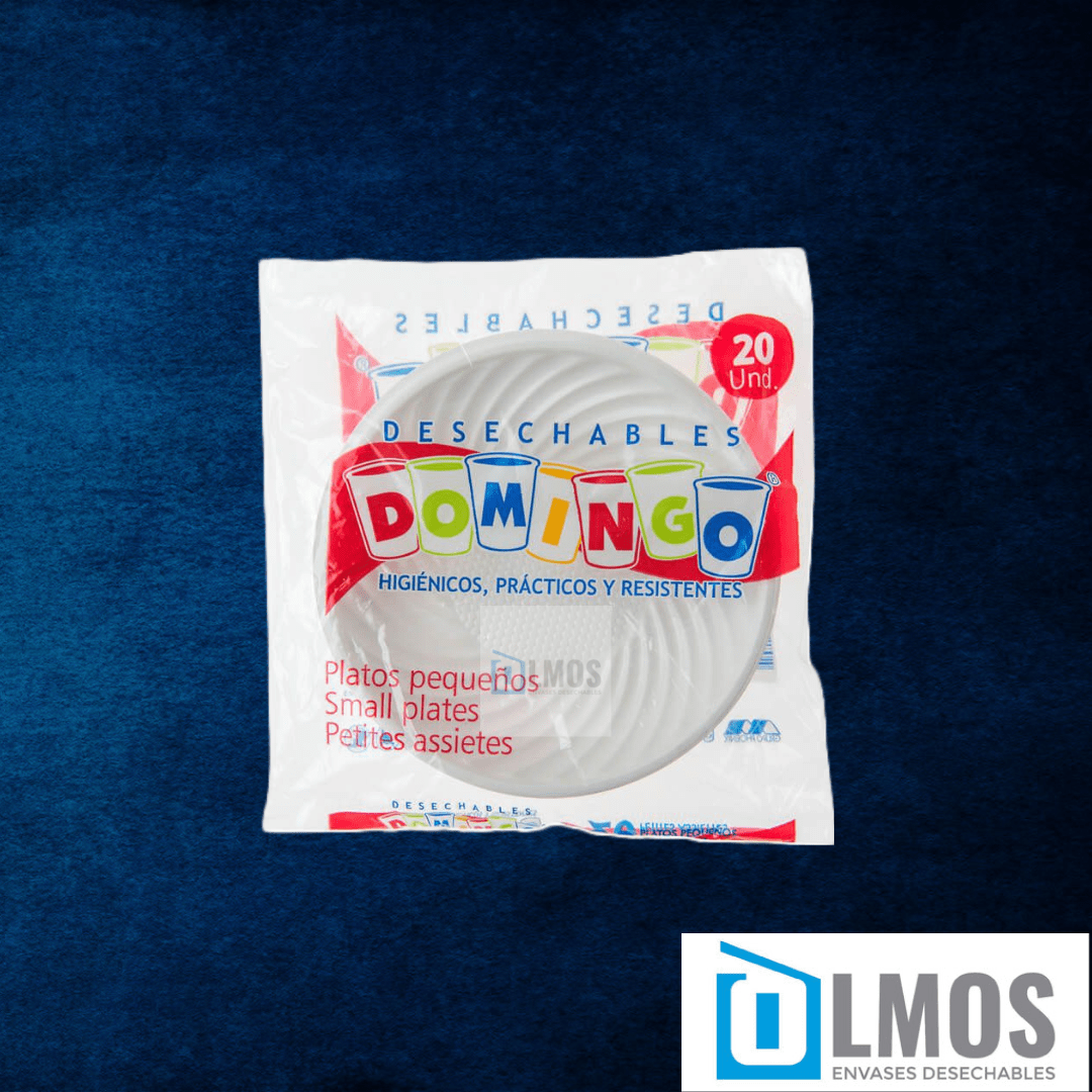 Plato blanco 20un3