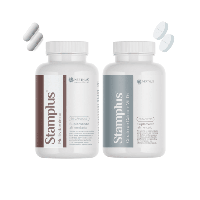 Pack STAMPLUS Multivitamínico **Cápsulas** + CALCIO Comprimido