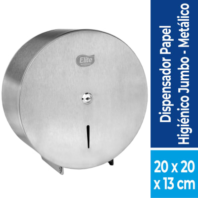 DISPENSADOR PAPEL HIGIÉNICO COMPACTO ACERO INOXIDABLE ELITE