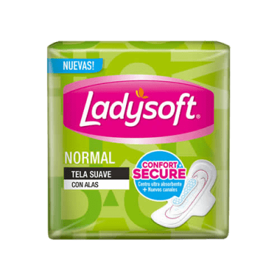 LADYSOFT NORMAL C/ALAS X 8 UN