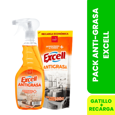 Pack Anti-Grasa Excell