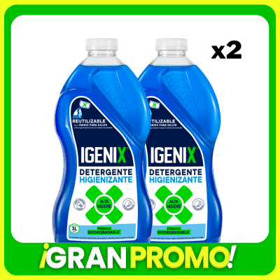 PROMOCION DETERGENTE IGENIX 3LTS 2 X