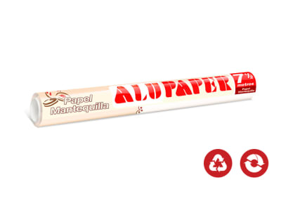 PAPEL MANTEQUILLA 7.5 MT ALUPAPER