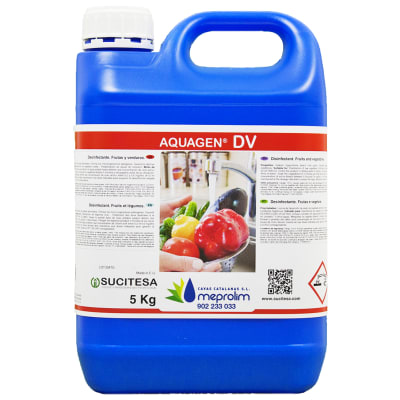 AQUAGEN DV BPA5 5 LTS (Desinfectante frutas y verduras clorado)