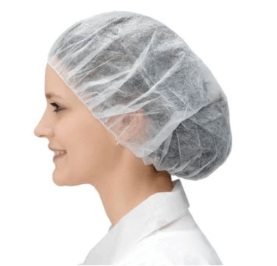 GORRO CLIP BLANCO BOLSA X 100 TRESOR