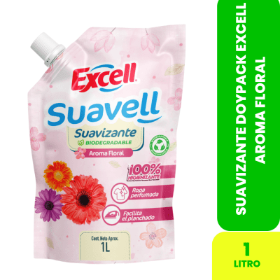 SUAVIZANTE SUAVELL FLORAL D/P 1LT.
