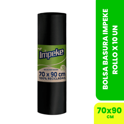 BOLSA PARA BASURA IMPEKE 70X90