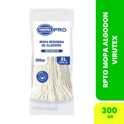 RPTO MOPA ALGODON 300GR VIRUTEX