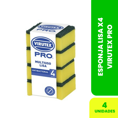 ESPONJA LISA x4 VIRUTEX PRO