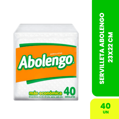 SERVILLETA ABOLENGO X 40 23x22 cm