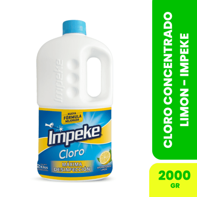 CLORO CONCENTRADO LIMON 2000GR - IMPEKE