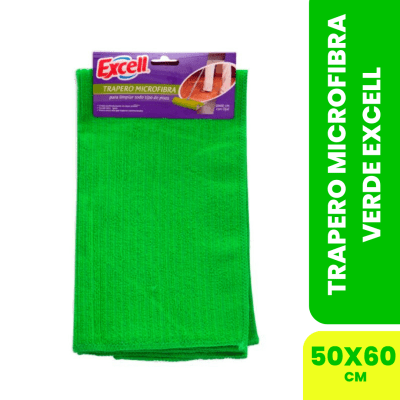 TRAPERO MICROFIBRA VERDE EXCELL 