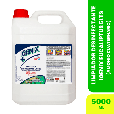 Limpiador Desinfectante Igenix Eucaliptus 5LTS