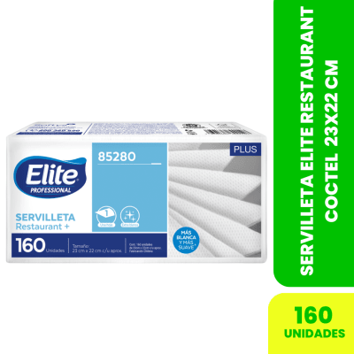 SERVILLETA ELITE RESTAURANT COCTEL X160 23x22 cm