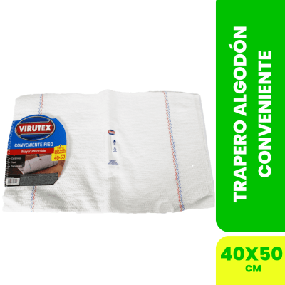 TRAPERO ALGODÓN 50X40 CONVENIENTE - CLÁSICA
