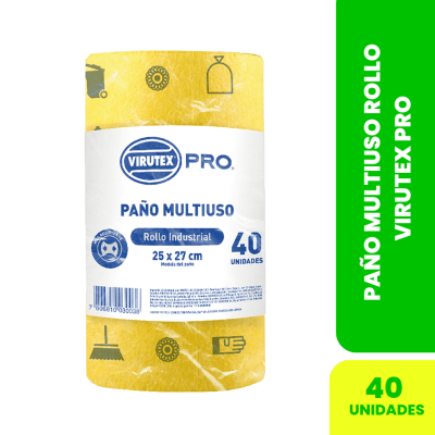 PAÑO MULTIUSO ROLLO - VIRUTEX PRO