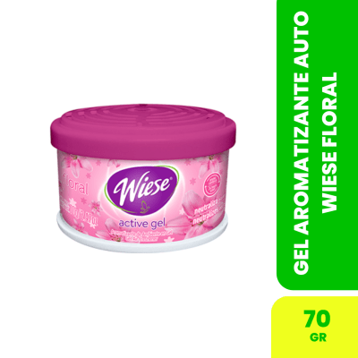 GEL AUTO AROMATIZANTE WIESE FLORAL 70G