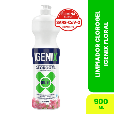 CLOROGEL IGENIX FLORAL 900ML