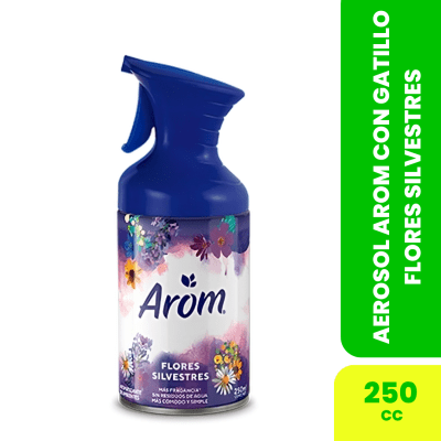 Aerosol Arom con Gatillo Flores Silvestres