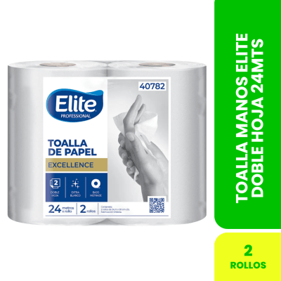 TOALLA ELITE DOBLE HOJA 24 MTS X 2UN