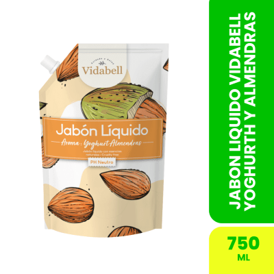 JABON LIQUIDO YOGURTH Y ALMENDRAS DOYPACK 750ML