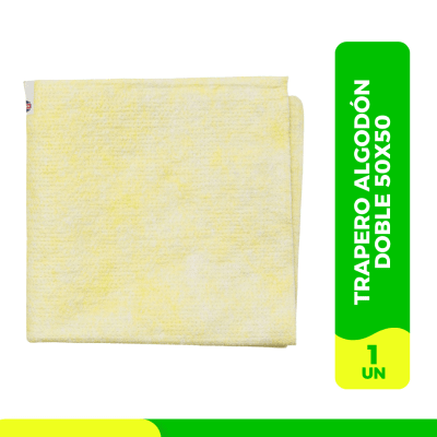 TRAPERO DOBLE C/OJAL 50X50 CM VTX-PRO