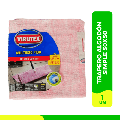 TRAPERO ALGODON 50x50 SIMPLE C/OJAL VTX-PRO