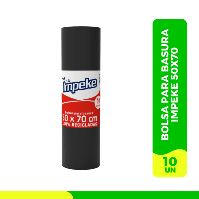BOLSA PARA BASURA IMPEKE 50X70