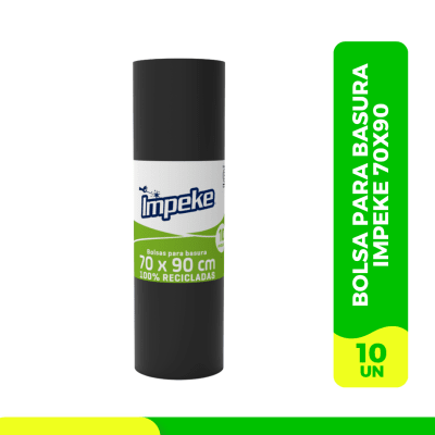 BOLSA PARA BASURA IMPEKE 70X90