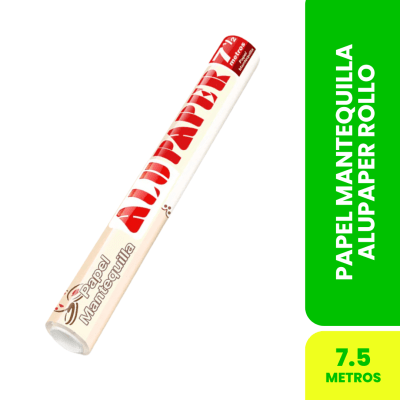 PAPEL MANTEQUILLA 7.5 MT ALUPAPER